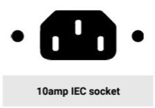 10 amp IEC Socket