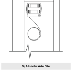Installed Water Filter