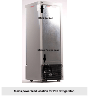 Laboratory Refrigerator Mains Power Lead