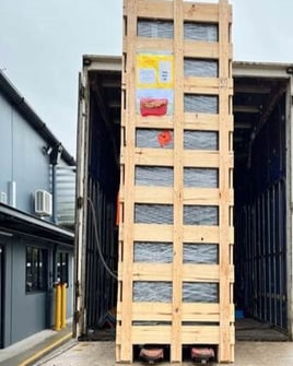 crate in truck crop