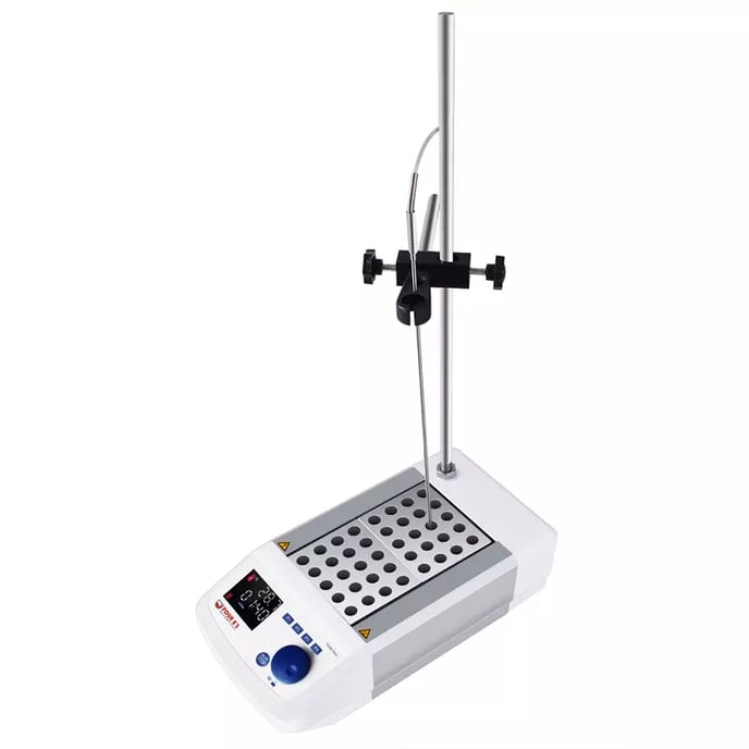 two block dry block heater with external sensor